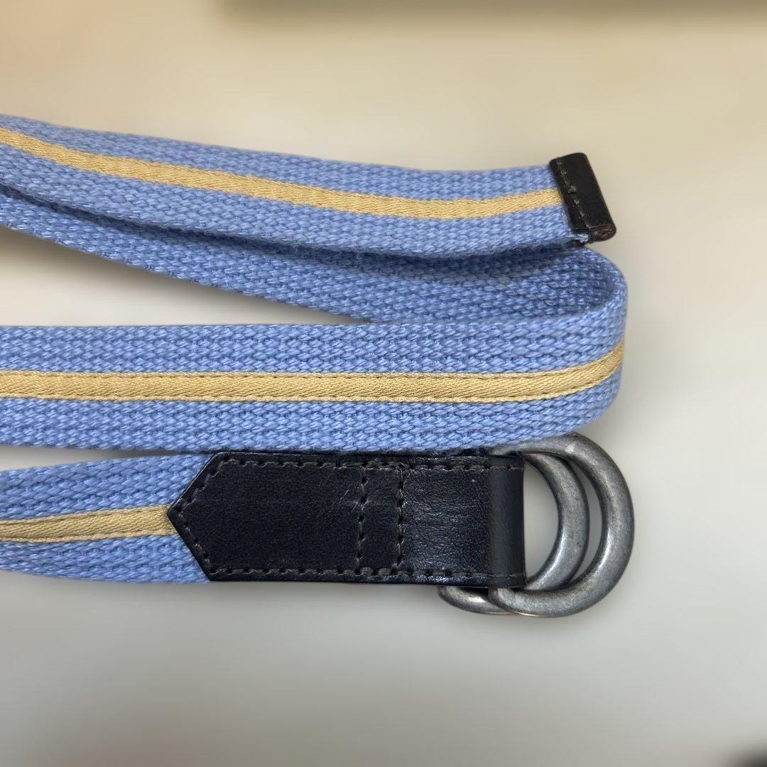 BURBERRY シャツワンピース ストライプ ベルト付き(希少)ロゴ刺繍 38