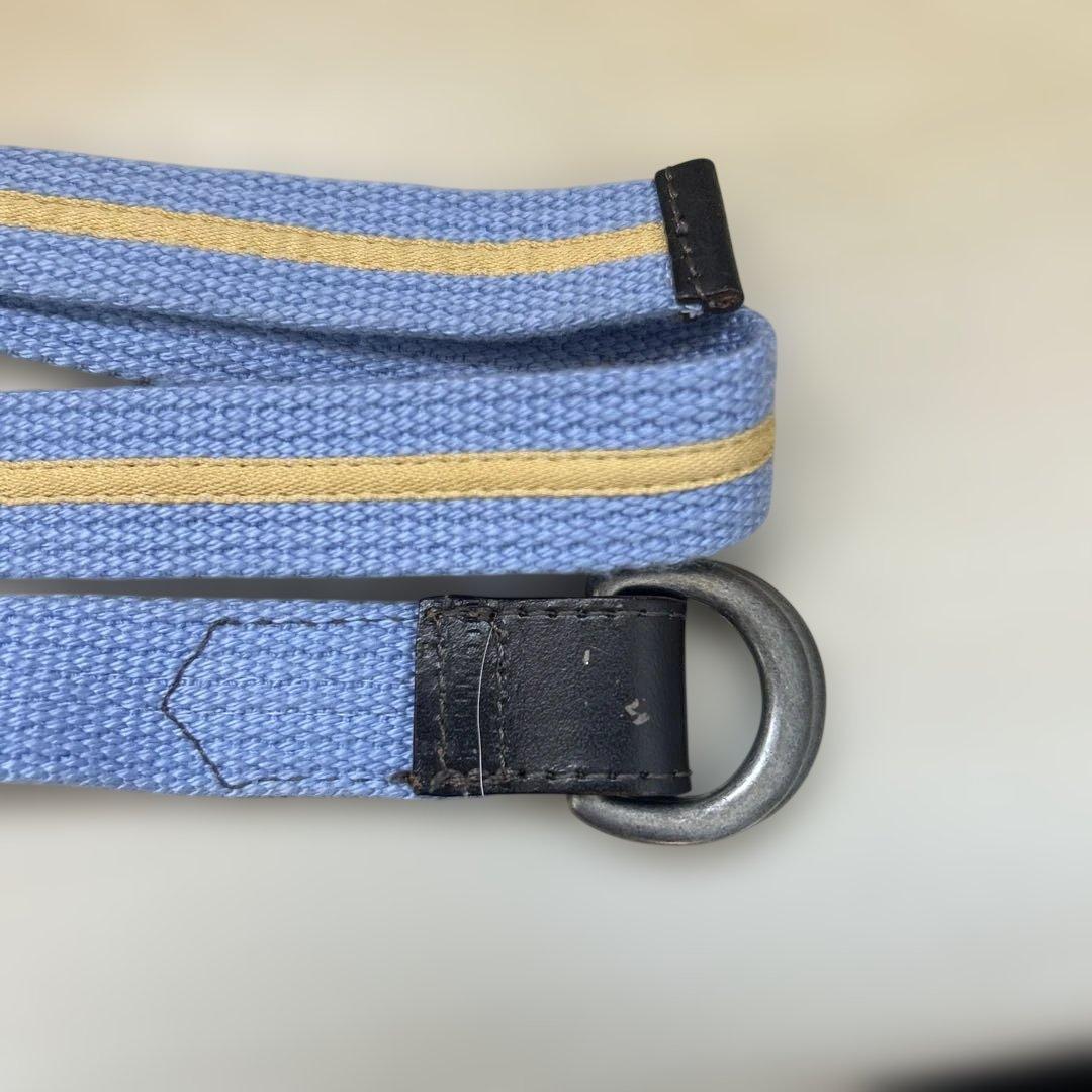 BURBERRY シャツワンピース ストライプ ベルト付き(希少)ロゴ刺繍 38