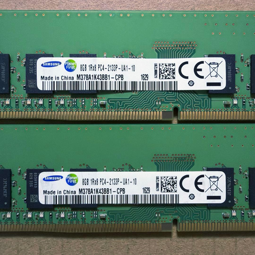 [29] デスクトップ PC メモリ8GBx2(16GB) DDR4 2133