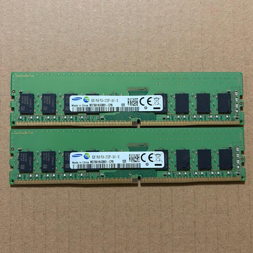 [29] デスクトップ PC メモリ8GBx2(16GB) DDR4 2133
