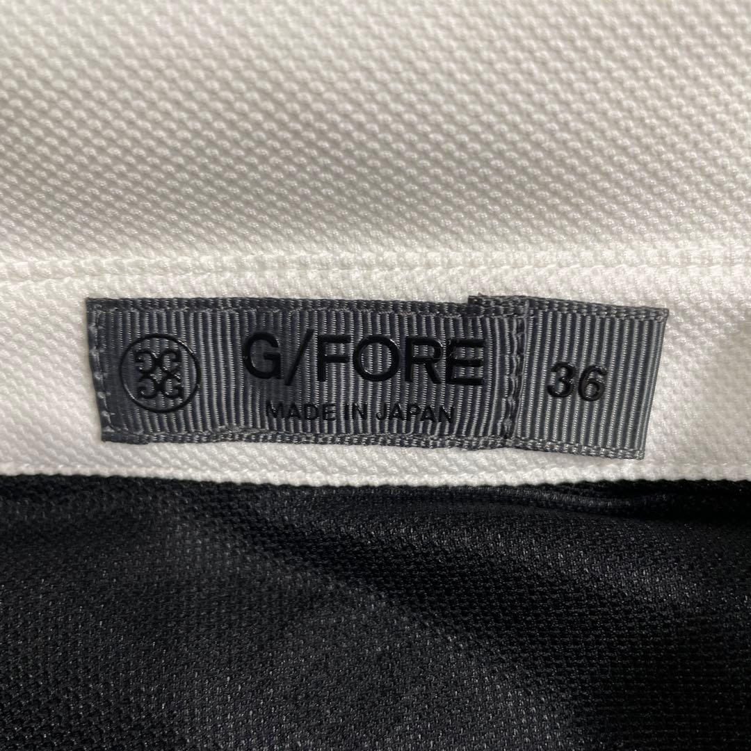G/FORE ノースリーブポロシャツ ブラック　サイズ36