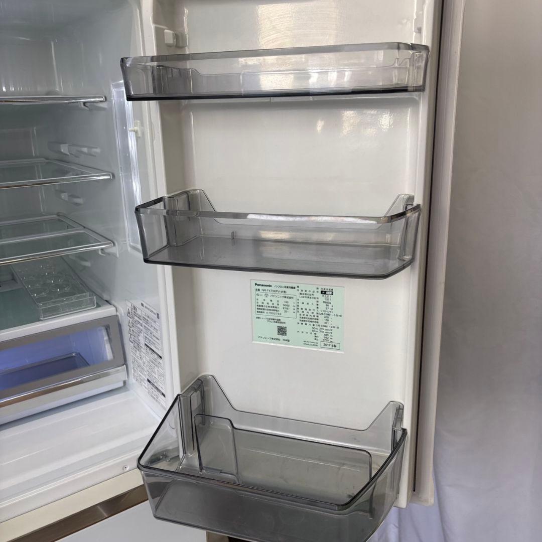 37　設置無料　冷蔵庫　パナソニック　大型　400-500ℓ　フレンチ　安　綺麗