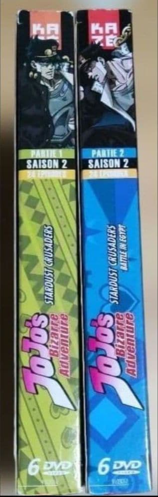ジョジョの奇妙な冒険シーズン2海外版12ディスク