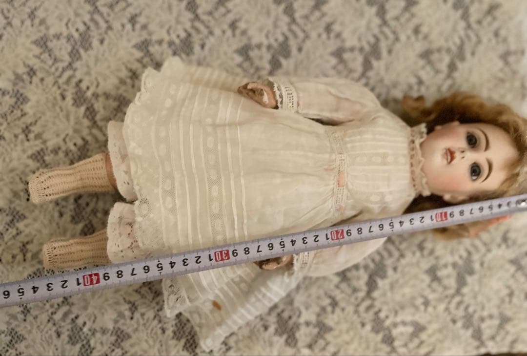 ニ*ン様 アンティーク ビスクドール ジュモー 1880年代 美白 TETE J