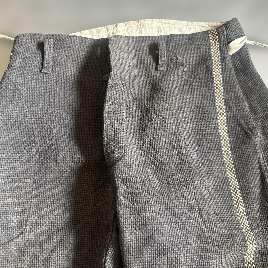 お値下げ‼️希少品　ズボン 刺し子　火消し　消防　　枷染め　藍染め