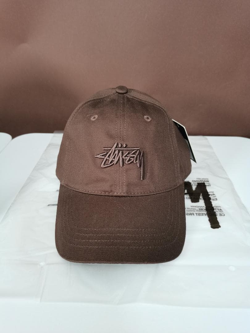 【ぜんこう】Stussy ベースボールキャップ （ブラック＋ブラウン）