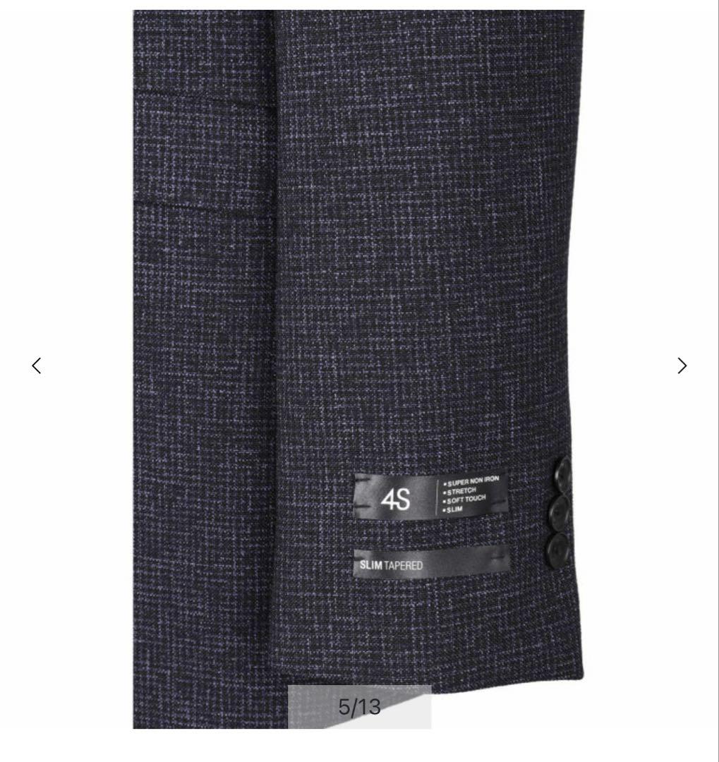 suit select グレー　スーツ　BLKP2106 A7