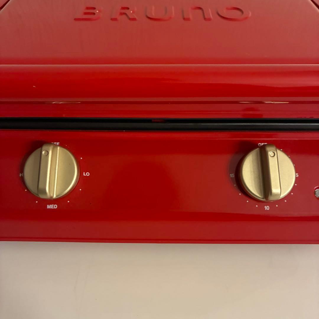 本日限定価格‼️BRUNO グリルサンドメーカー ダブル レッド BOR084