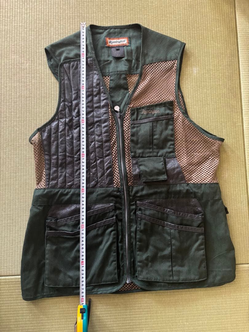 アメリカRemington 製　射撃ベスト L グリーン
