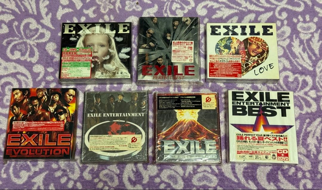 EXILE CD DVDコレクション ほぼ初回 未開封数点有他グッズおまけまとめ