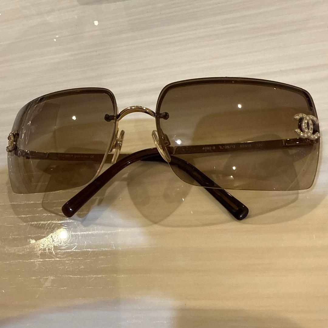 【希少】CHANEL（シャネル）のリムレスサングラス（型番：4092-B）
