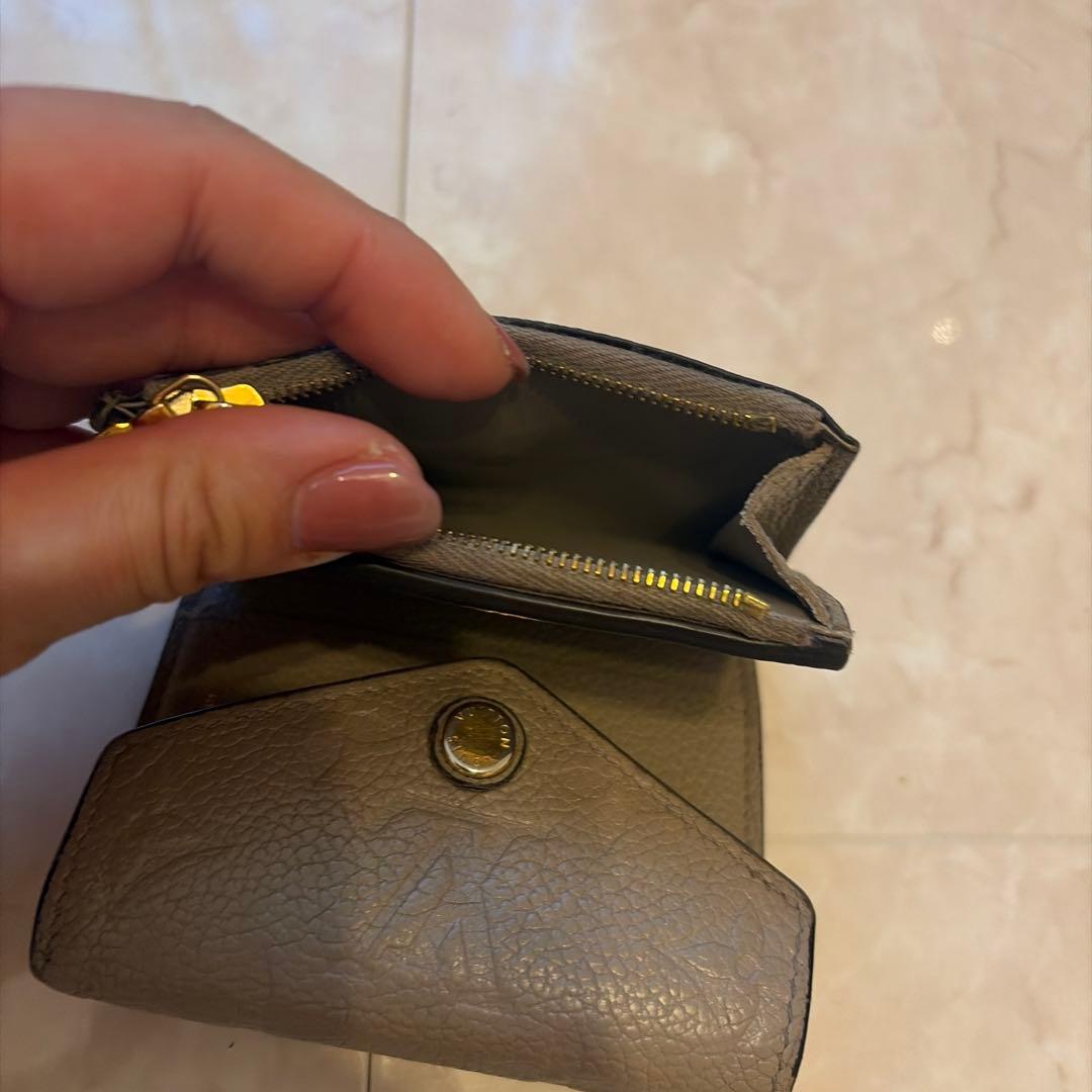 Louis Vuitton 二つ折り財布 ベージュ