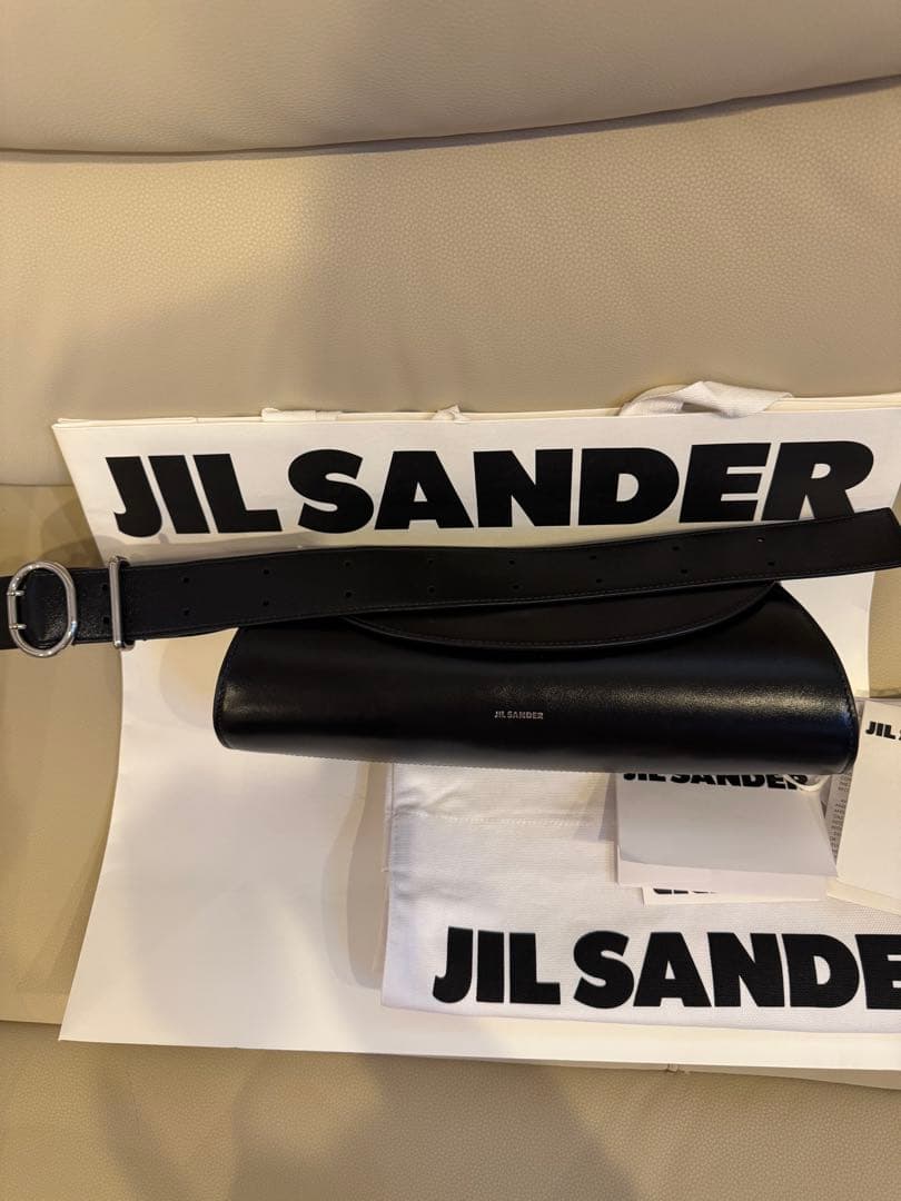 Jil Sander ジルサンダーCannolo スモール本当シルバー伊勢丹
