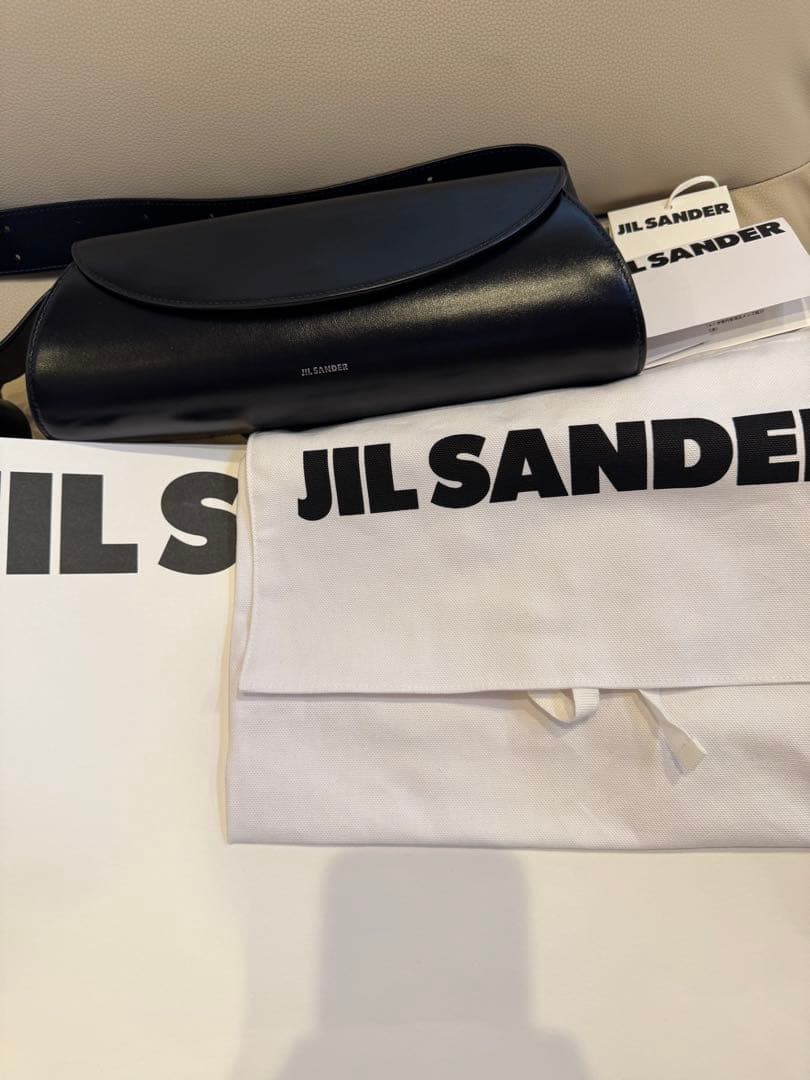 Jil Sander ジルサンダーCannolo スモール本当シルバー伊勢丹