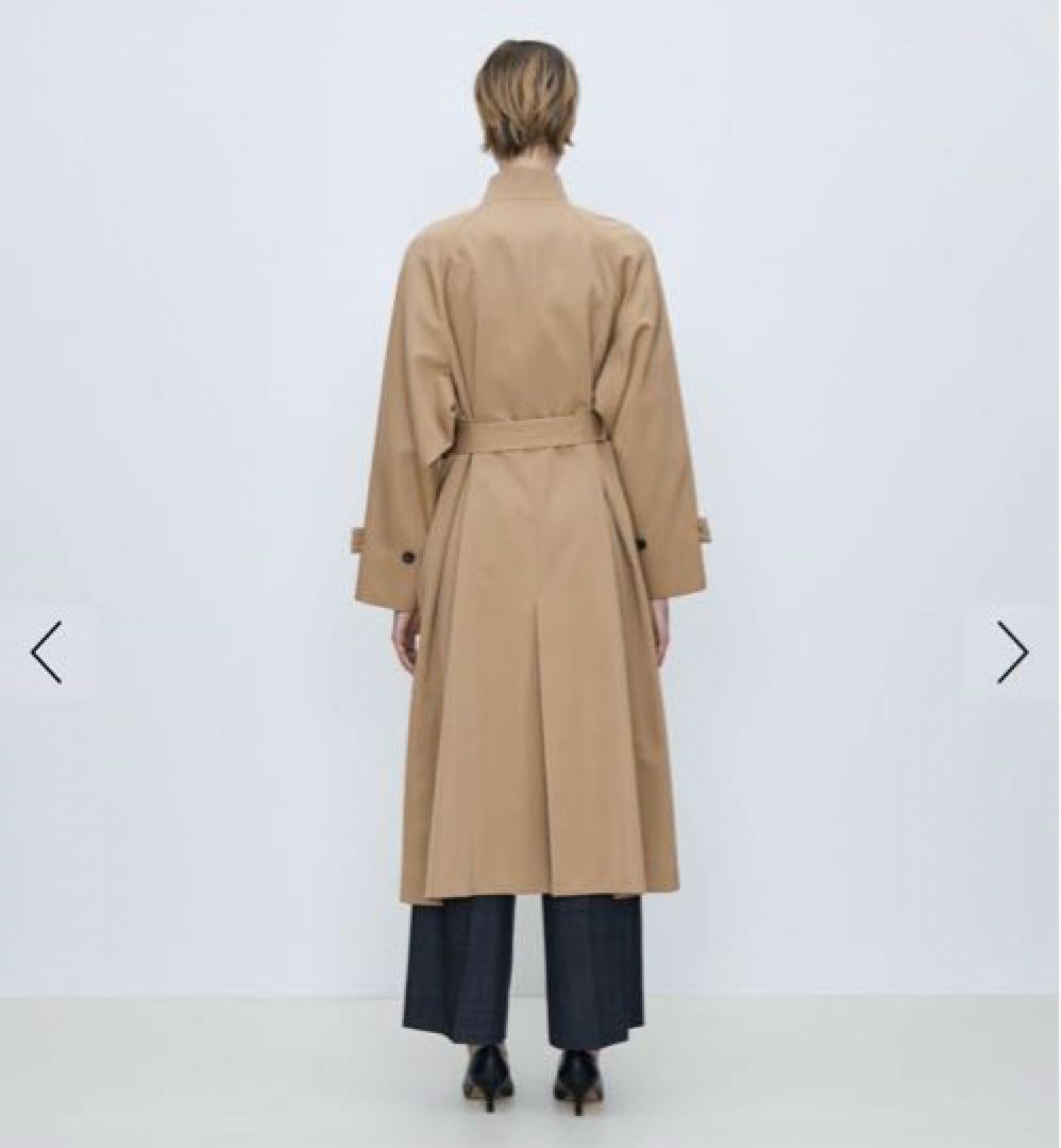 トゥモローランドコレクション　カバートクロス スタンドカラーコート
