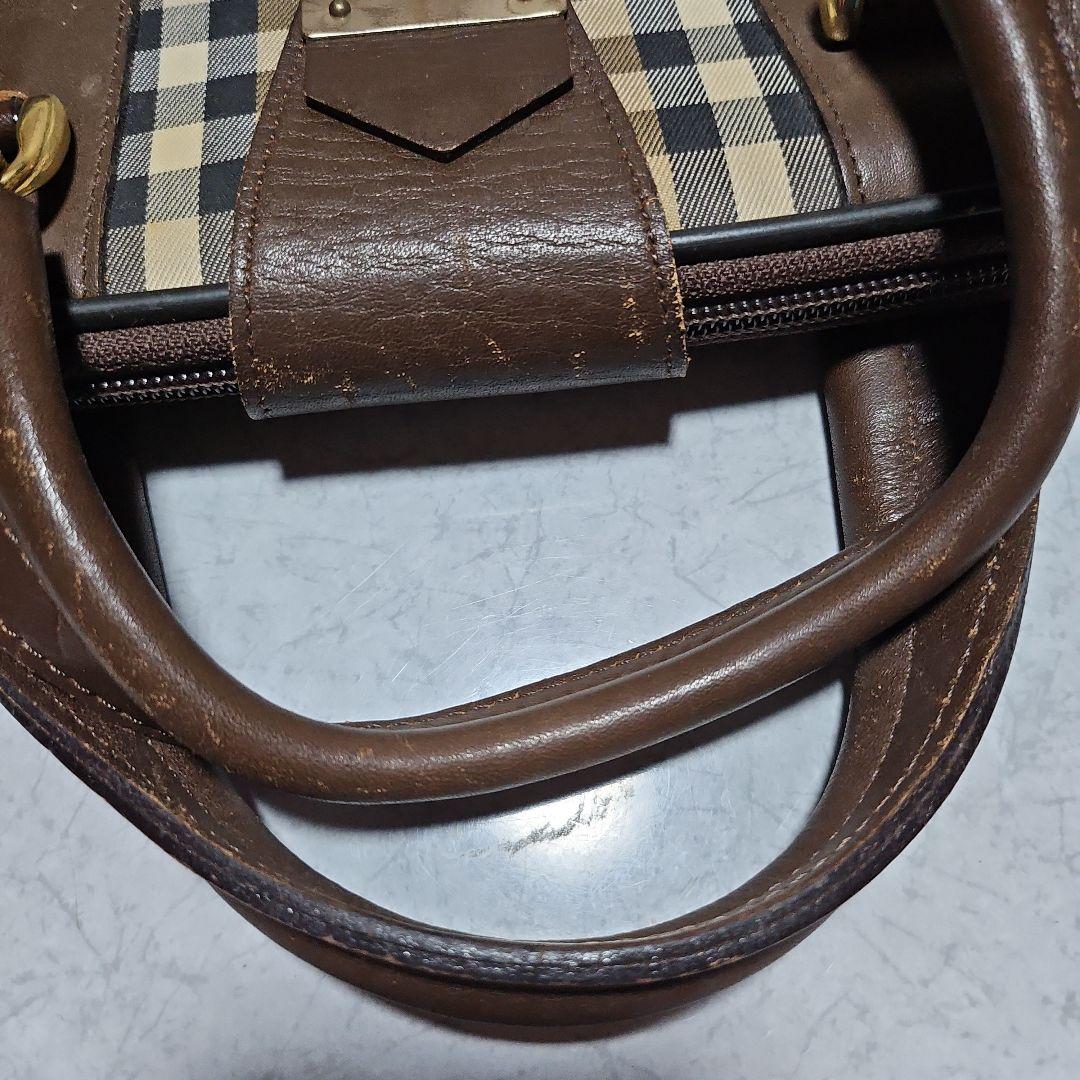 Burberrysバーバリーノバチェックガーメントバッグヴィンテージ品
