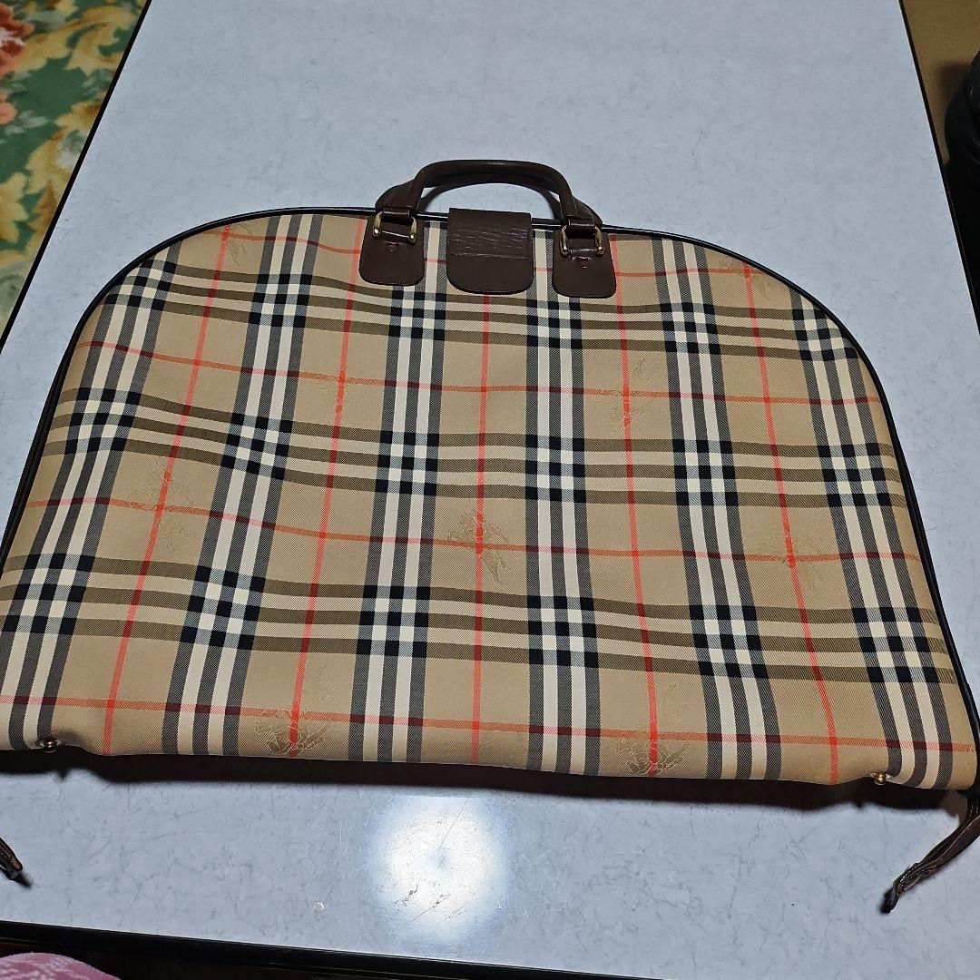Burberrysバーバリーノバチェックガーメントバッグヴィンテージ品