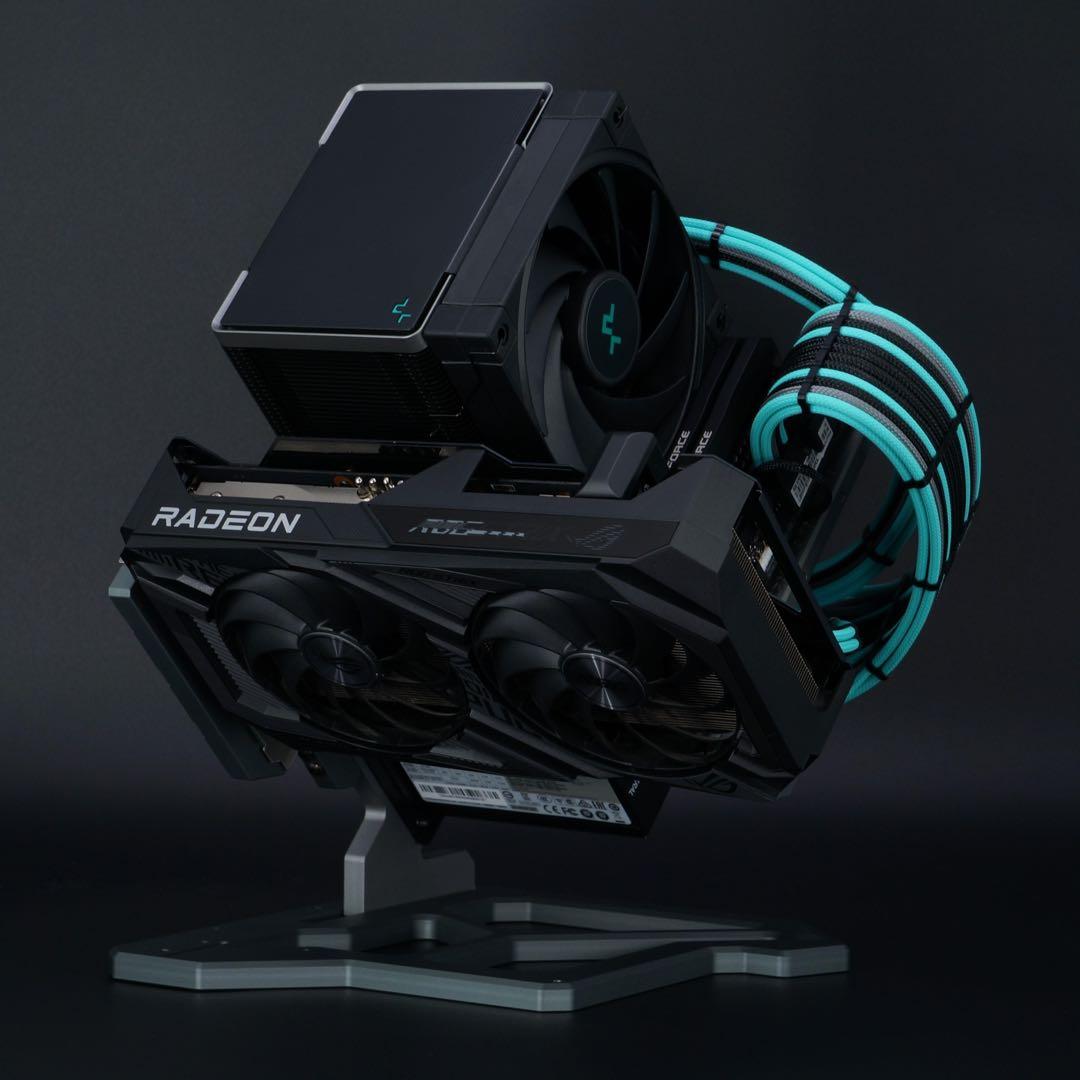 A45 ITX Case + panel +gpu protector セット