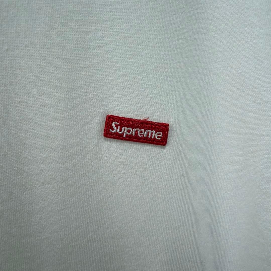 Supreme Small Box L/s Tee ホワイト