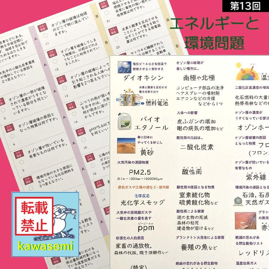 カット済☆最新版【中学受験】理科の基本事項 暗記カード フルセット 早稲アカb