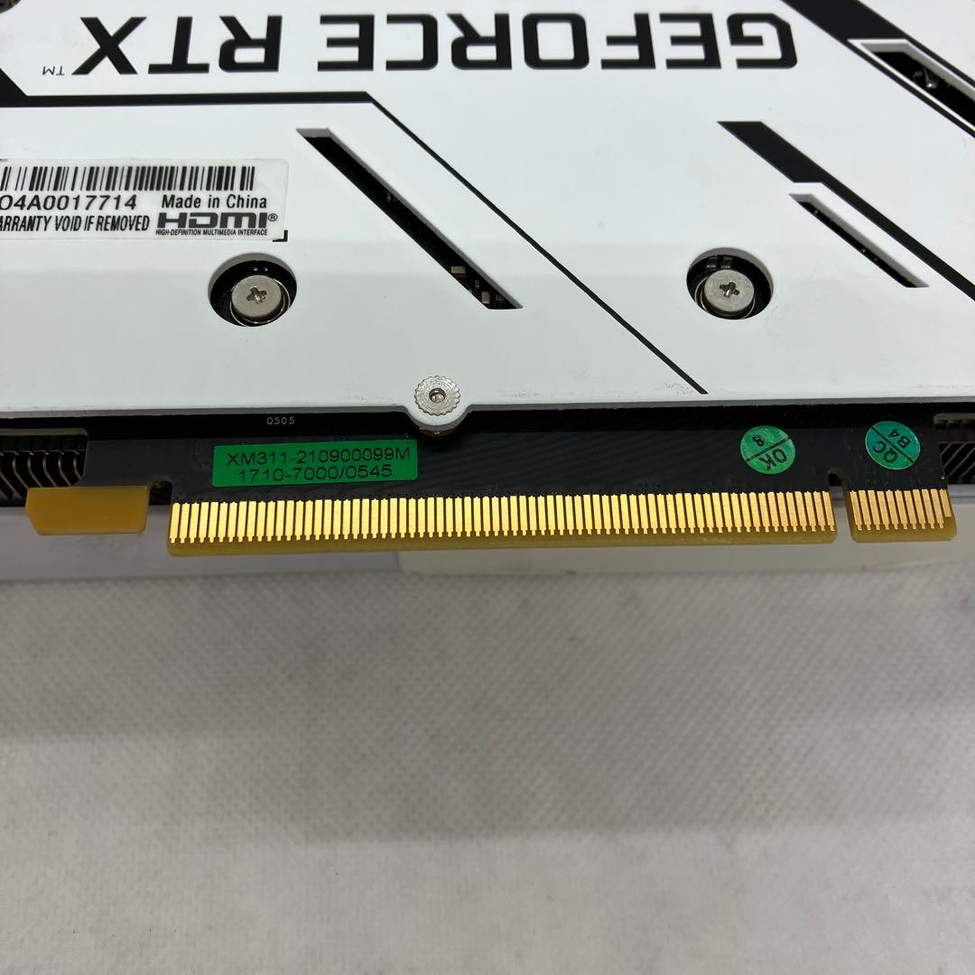 グラフィックボード・グラボ・ビデオカード GALAKURO GK-RTX3060Ti-E8GB/WHITE/LHR 163