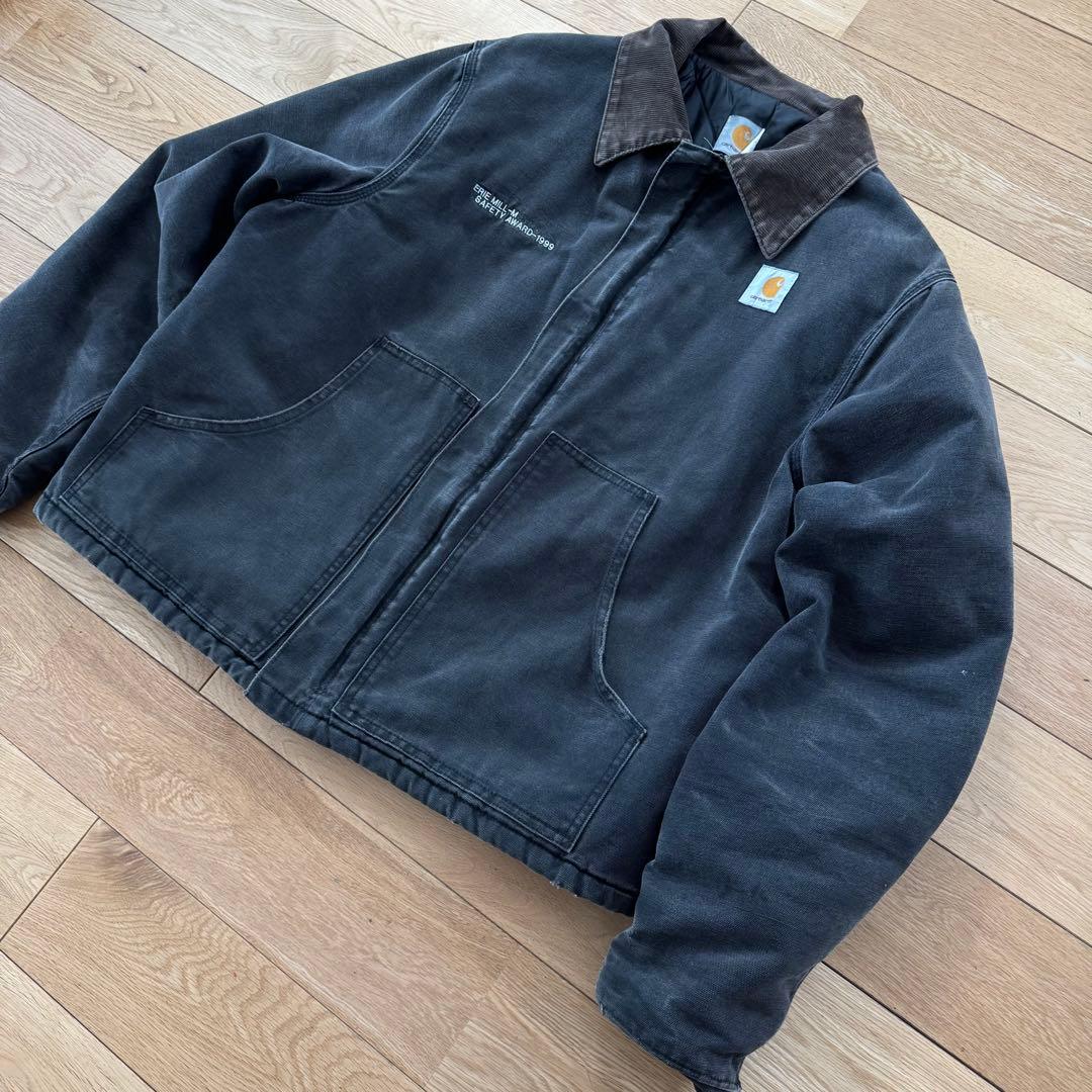 【Carhartt】90's トラディショナルジャケット L-XL相当 墨黒