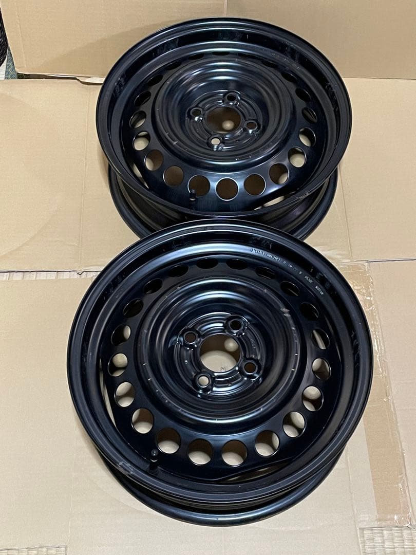 273セール送料込み　②日産　E13ノート後期　純正鉄ホイール　①と同時購入必須
