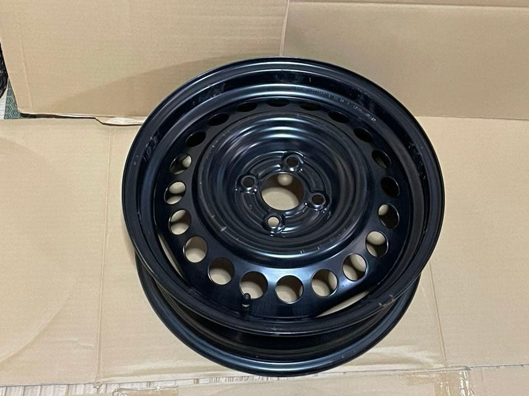273セール送料込み　②日産　E13ノート後期　純正鉄ホイール　①と同時購入必須