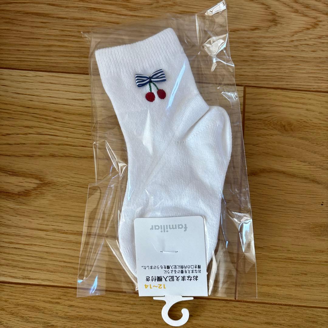 familiar 半袖ワンピース、靴下セット