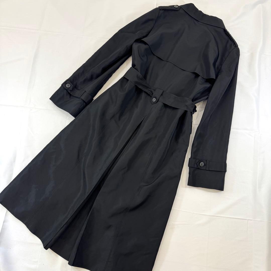 LANVIN COLLECTION トレンチコート 黒 38 M