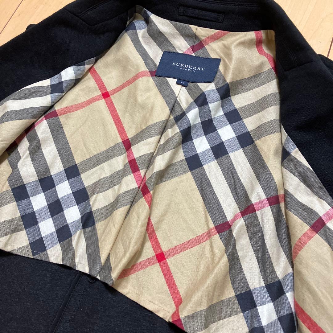 BURBERRY LONDON テーラードジャケット　ブラック　サイズ46
