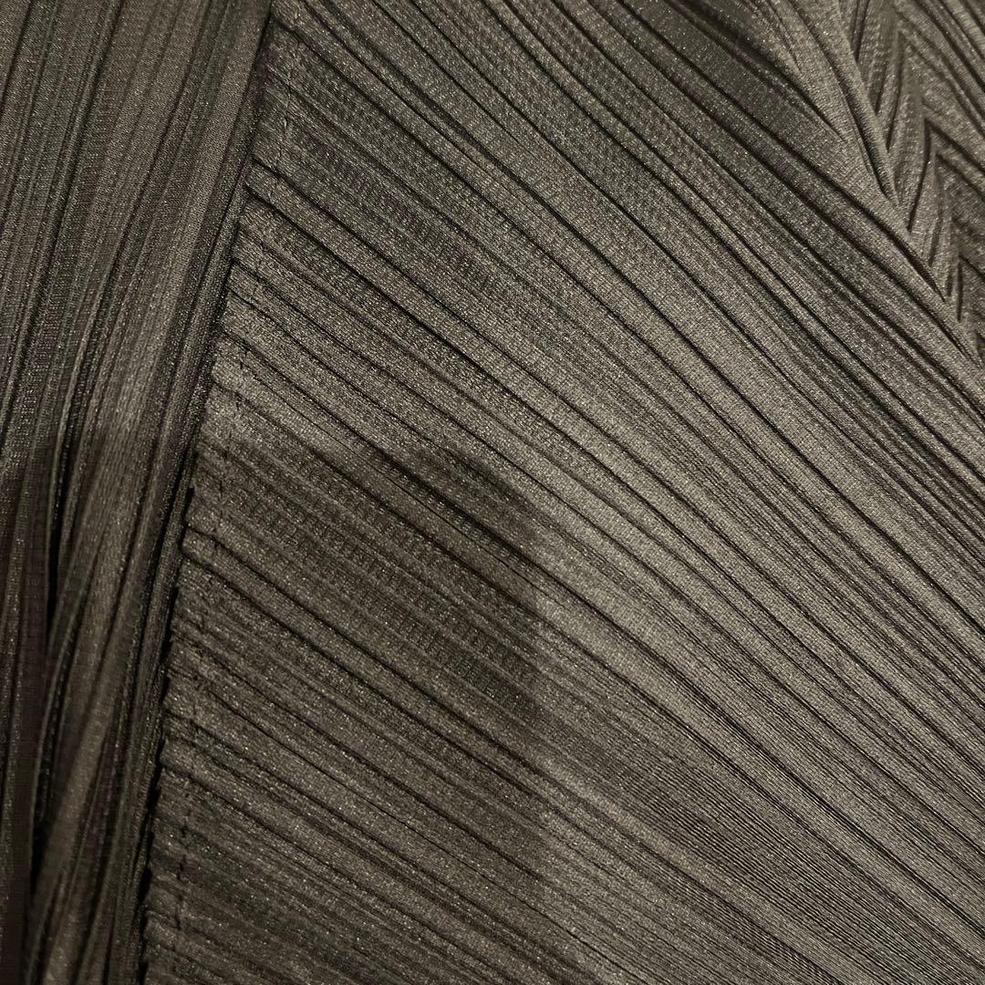 PLEATS PLEASE ブラックカーディガン