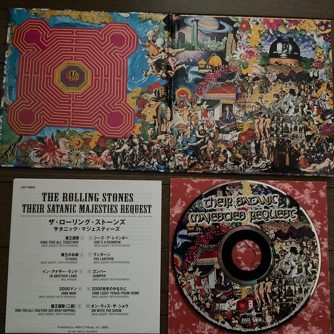 The Rolling Stones 変形紙ジャケCD 4枚セット