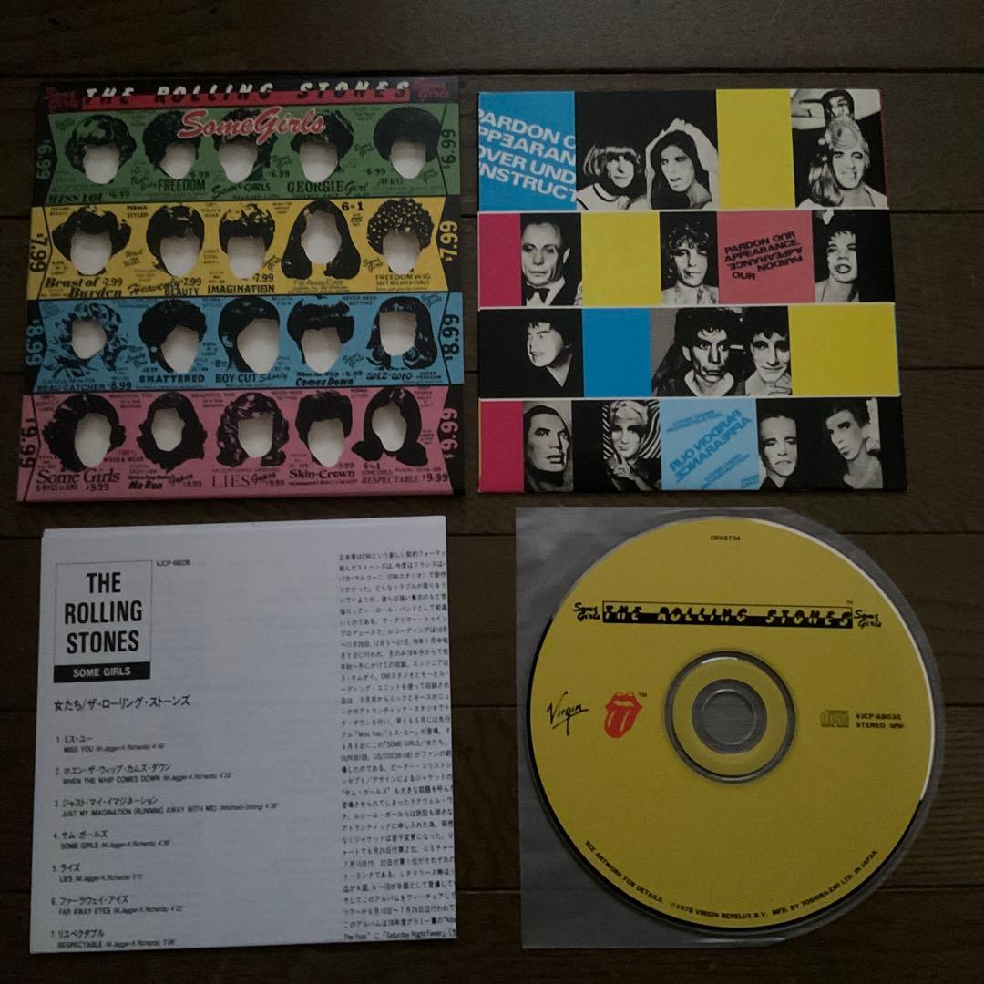 The Rolling Stones 変形紙ジャケCD 4枚セット