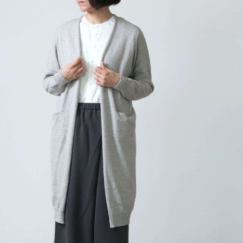 evam eva vie エヴァムエヴァ ヴィー コットンカシミヤローブ