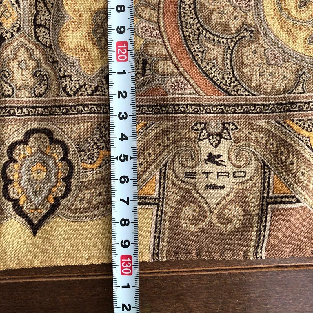 エトロ　大判 ストール　ウール＆シルク　ETRO ペイズリー