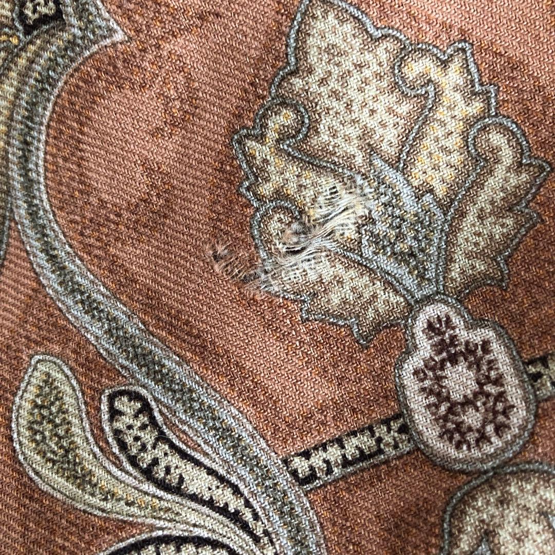 エトロ　大判 ストール　ウール＆シルク　ETRO ペイズリー