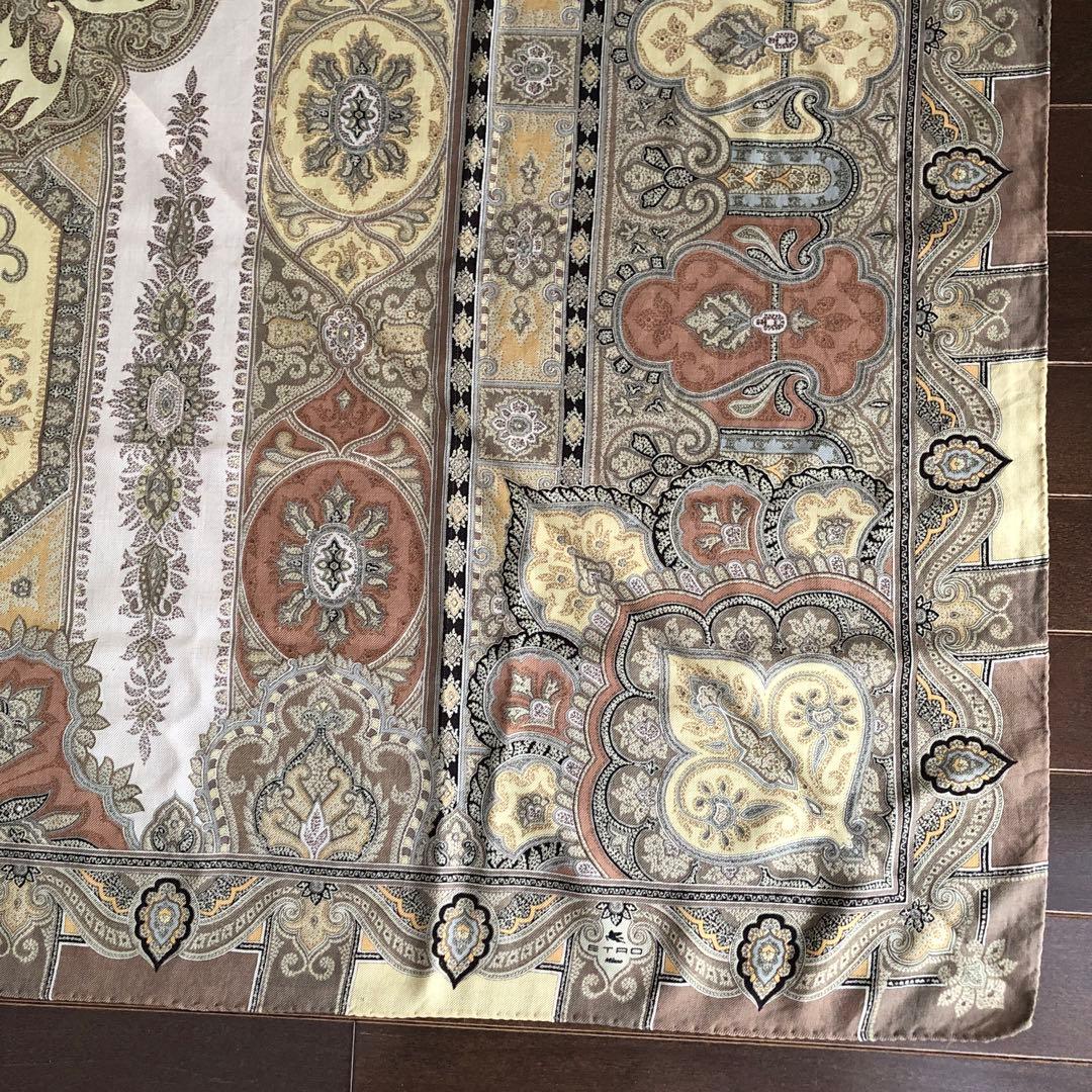 エトロ　大判 ストール　ウール＆シルク　ETRO ペイズリー