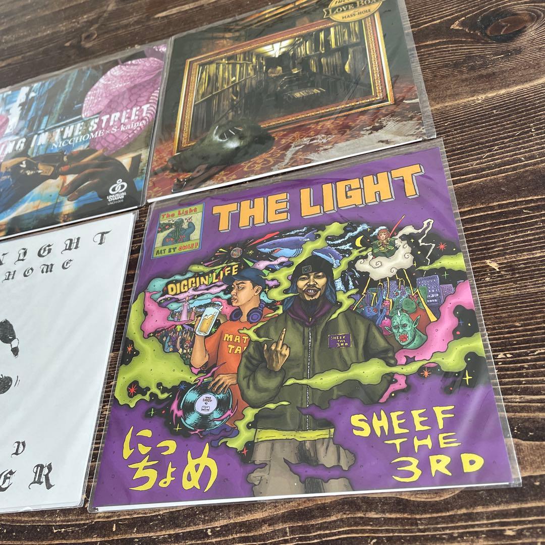 名盤　にっちょめ　レコード　7インチ 4枚セット　日本語ラップ