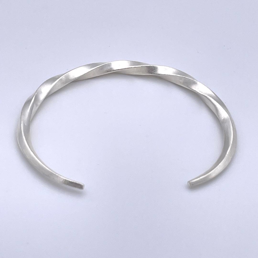 新品✨Karen Silver【ツイスト バングル】ユニセックス/ハンドメイド