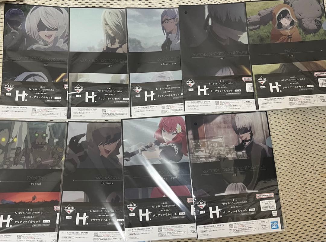 NieR:Automata A,B,C,D,E ラストワン賞+下位賞　計113点