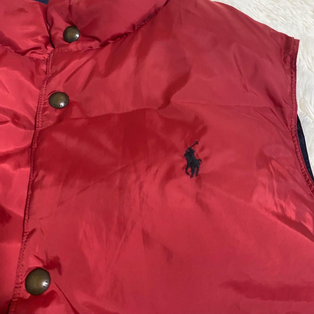 【ビッグ】 現行ロゴ POLO Ralph Lauren リバーシブル ダウン