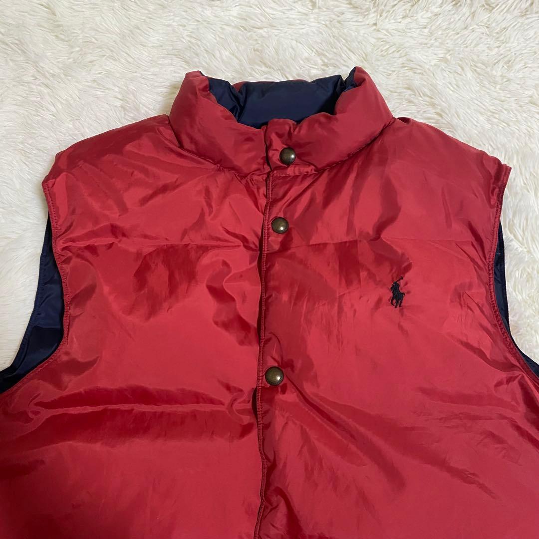【ビッグ】 現行ロゴ POLO Ralph Lauren リバーシブル ダウン