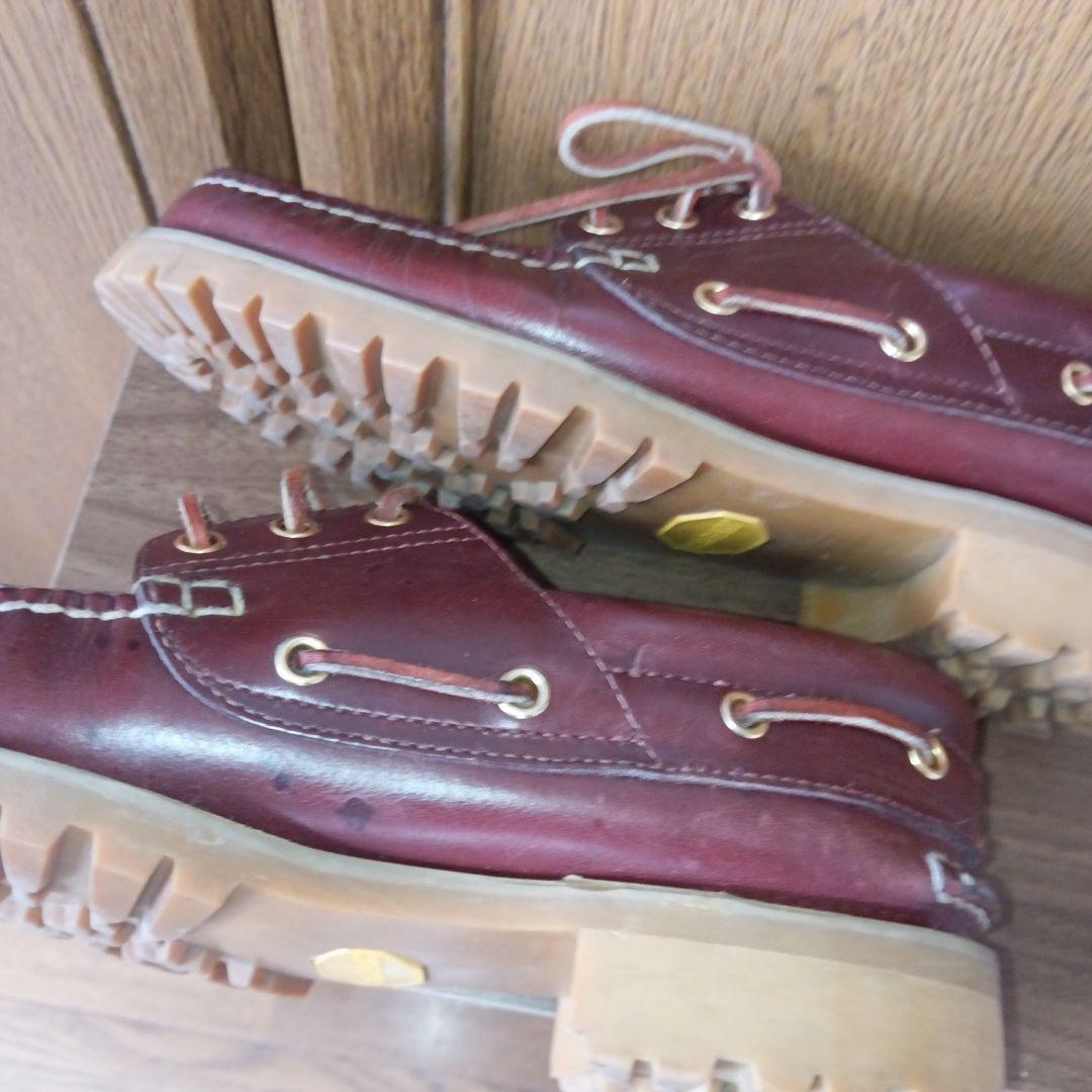 REGAL　レザー デッキシューズ　made in japan　ヒールやや高め