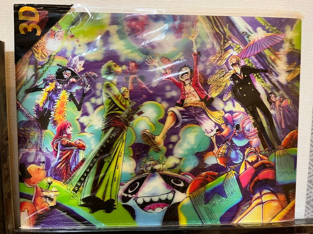 ワンピース カラフル3Dポスターパネル 8枚セット