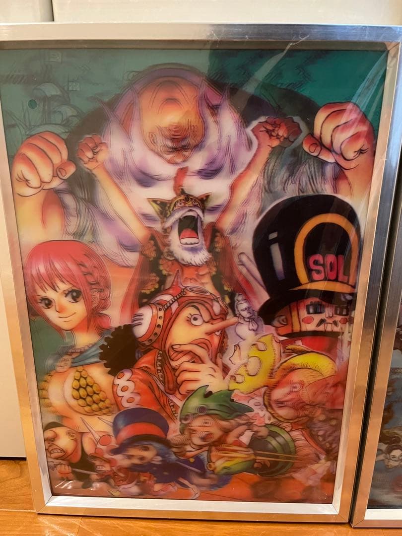 ワンピース カラフル3Dポスターパネル 8枚セット