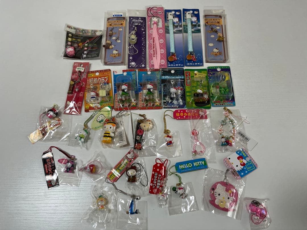 【バラ売可】ご当地キティ ストラップセット 複数デザイン　約176個