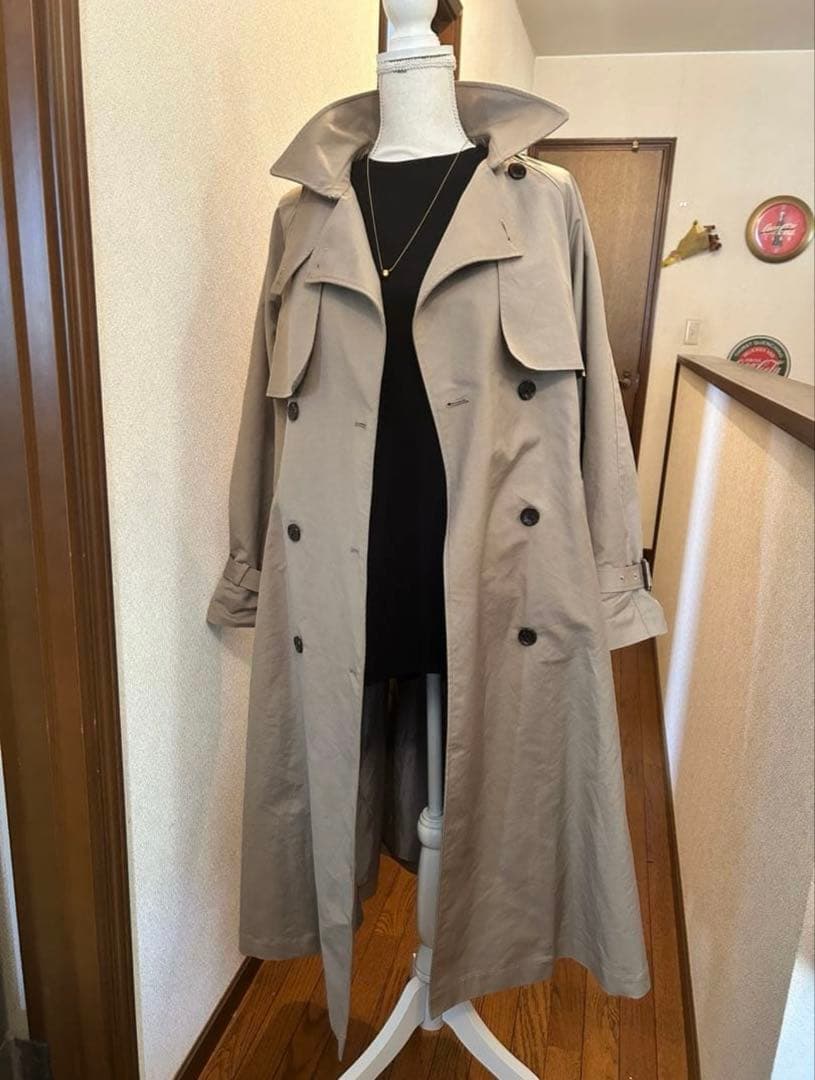 ルイス　ロングトレンチコート　インフルエンサー企画　今季商品