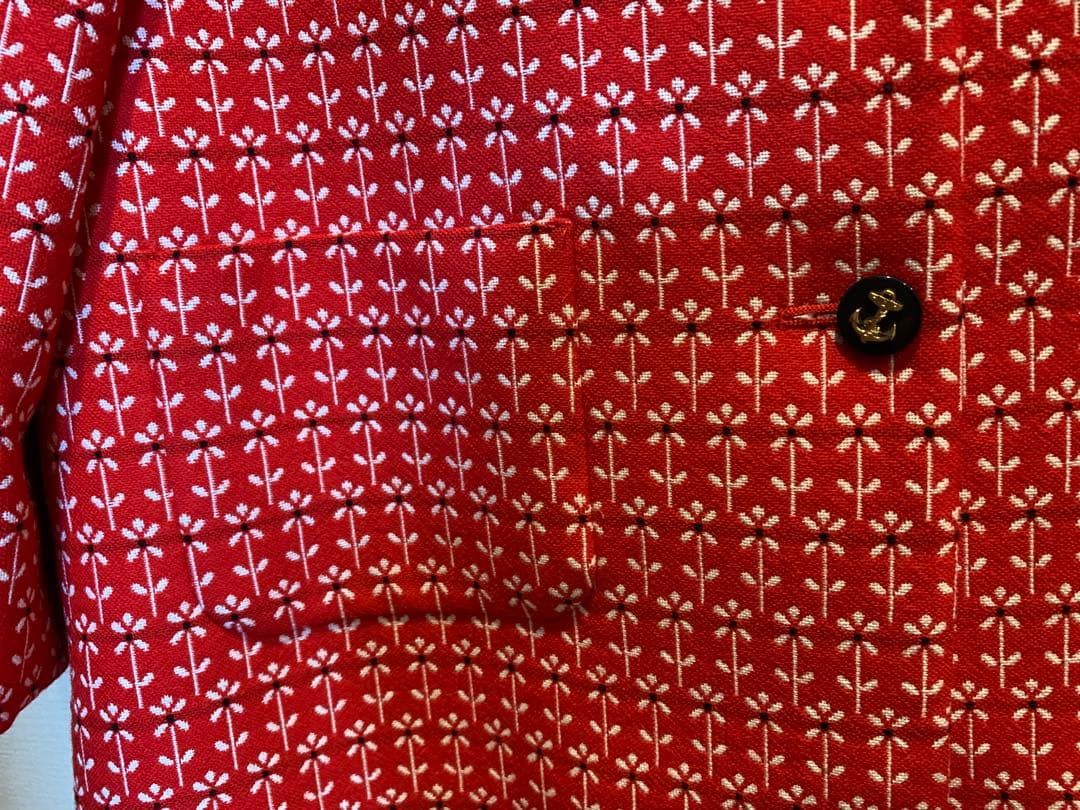 美品GUCCI グッチ赤ミニマムジャケット42