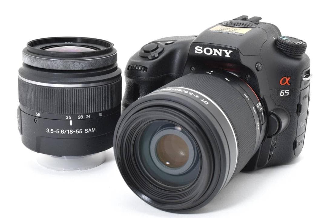 ソニー SONY α65 +18-55mm/55-250mm ダブルズームキット
